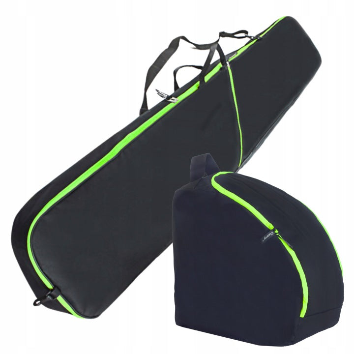 Pokrowiec na snowboard 170 cm z miejscem na buty i kask